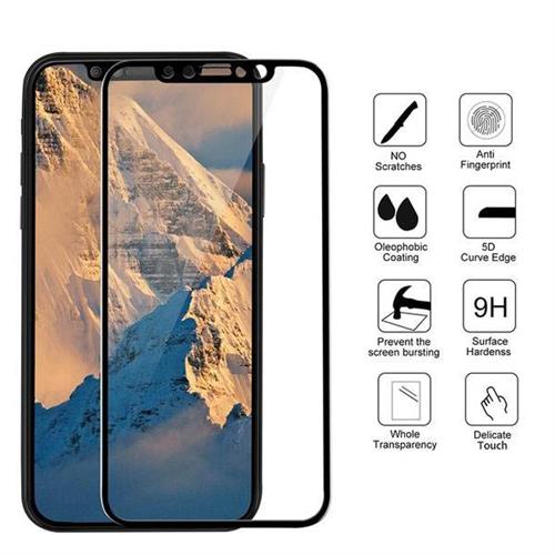 Full Curved Screen Protector for iPhone X 5D Edge Premium Anti-Explosion Tempered Glass
