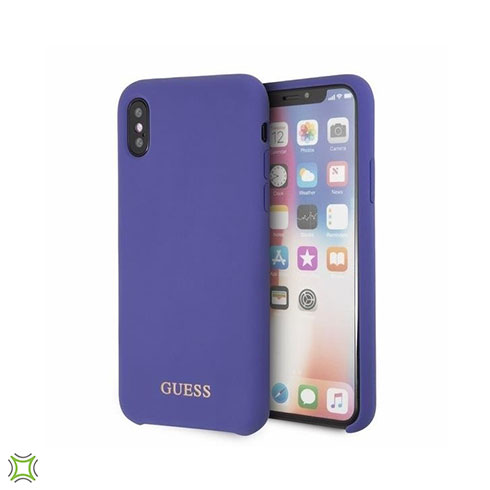 Guess Gold Logo iPhone Silicone Case