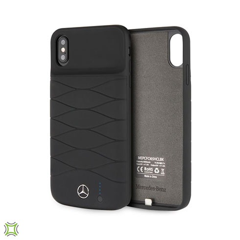 Mercedes Benz Off Track Full Cover 4000mAh Power Case For iPhone XS Max