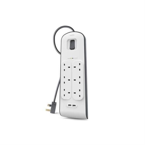 Belkin SurgePlus Surge Protector 2 USB + 6-Outlet Surge Protection Strip