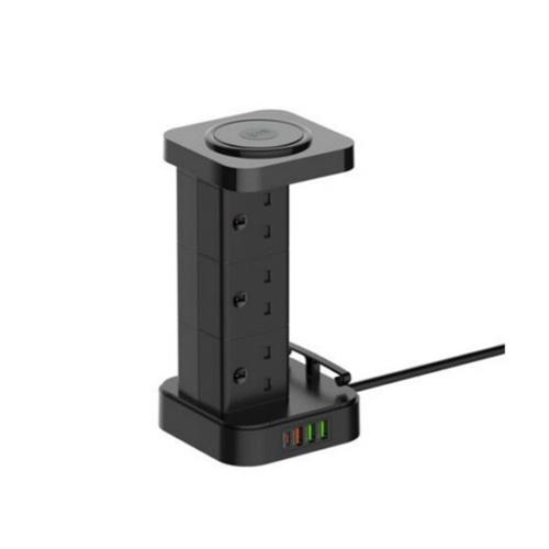 LDNIO SKW6457 6 Outlet USB Tower Extension Power Socket