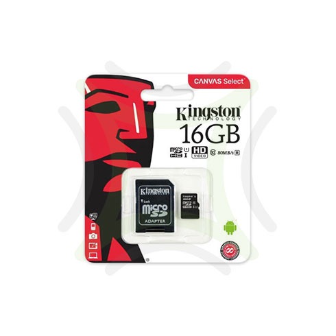 Kingston Class-10 80MB/s microSD Memory Card