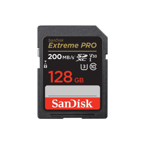 SanDisk Extreme PRO SDXC 128GB UHS-I 200MB/s Memory Card