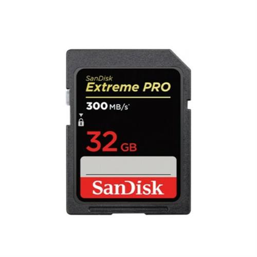 SanDisk Extreme PRO SDXC 32GB UHS-II 300MB/s Memory Card