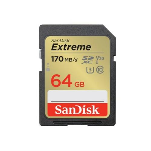 SanDisk Extreme SDXC 64GB UHS-I 170MB/s Memory Card