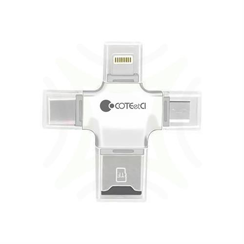 COTEetCI 3in1 Multifunctional Adapter For Smart Devices