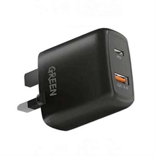 Green Lion Compact 20W Dual Port Type-C Wall Charger