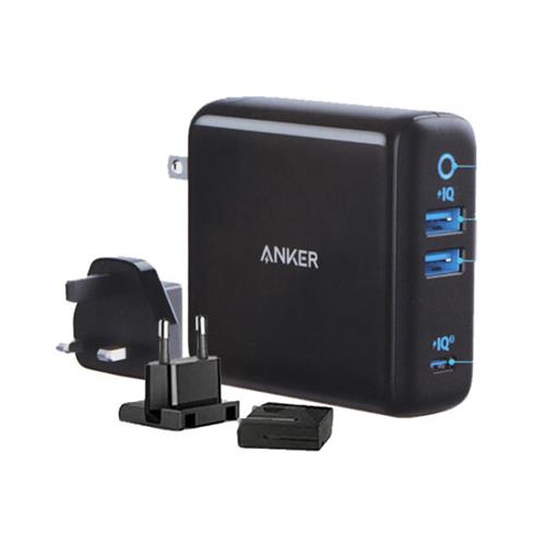 Anker A2033 PowerPort III 3-Port 65W Travel Charger