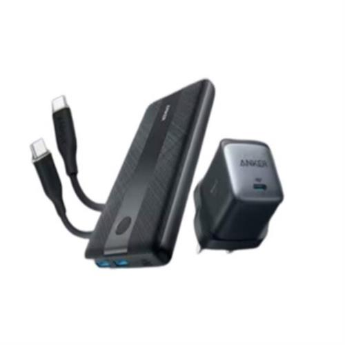 Anker PowerCore III Elite 60W 19200mAh Power Bank with Nano 65W Powerline 3 Flow Type-C Cable Combo