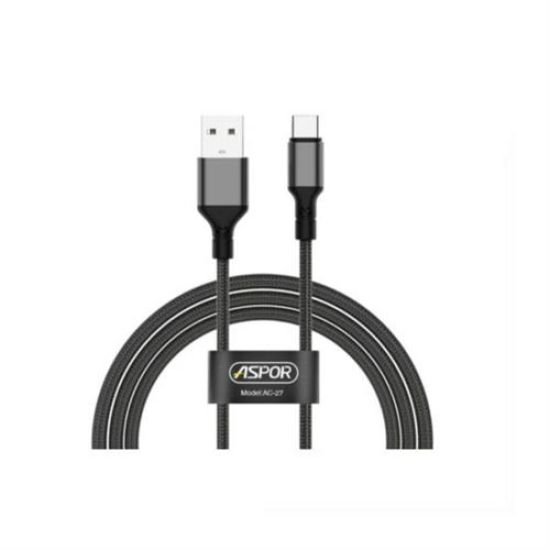 Aspor AC-27 3.1A 2-in-1 USB Type-C Cable