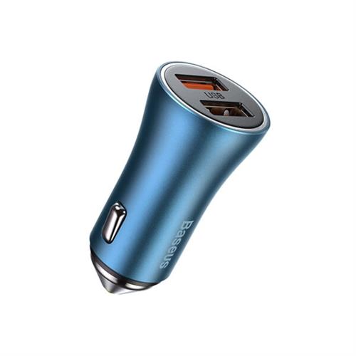 Baseus Golden Contactor Pro 40W Dual USB Port Quick Car Charger