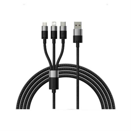 Baseus StarSpeed 3-in-1 USB to Micro + Type-C + Lightning Cable