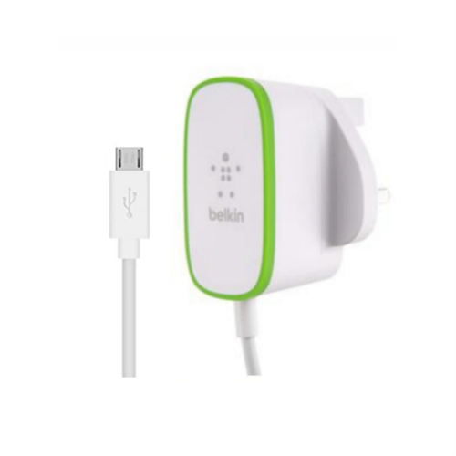 Belkin BoostUp 12W 2.4A Wall Charger Micro USB Cable