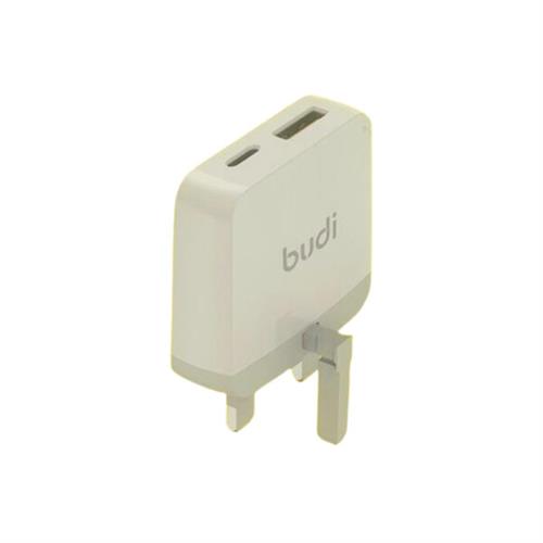 Budi 18W USB QC3.0 + Type-C PD 3 Pin Charger