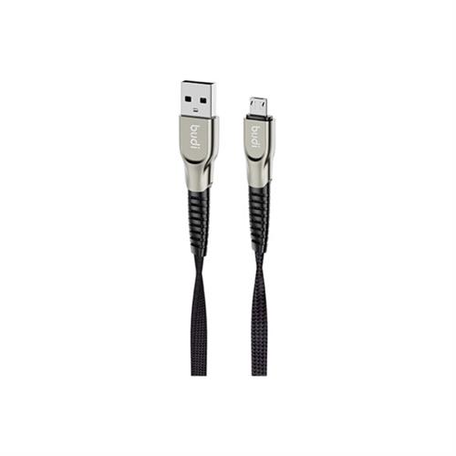 Budi 2.4A Aluminum Shell Sync Braided Micro USB Cable