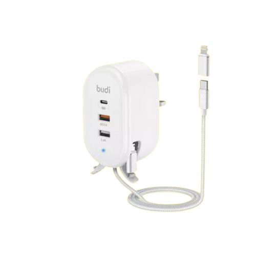 Budi 30W 3-in-1 Home Charger