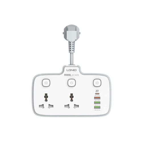 Ldnio SC2413 PD & QC3.0 2 Universal Outlets Power Socket