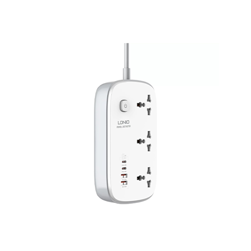 LDNIO SC3416 With 3 AC Outlets +2 USB + 2 USB-C PD 2M Power Strip