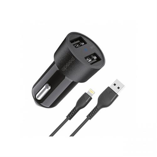 Porodo 3.4A Dual USB Car Charger