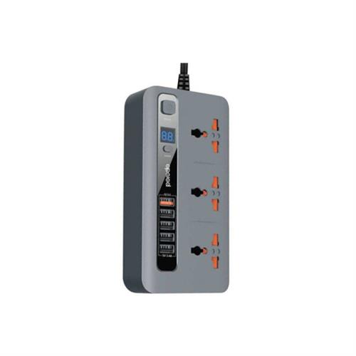 Porodo 4 USB Port 3.4a + 1QC 3.0 Universal Power Socket