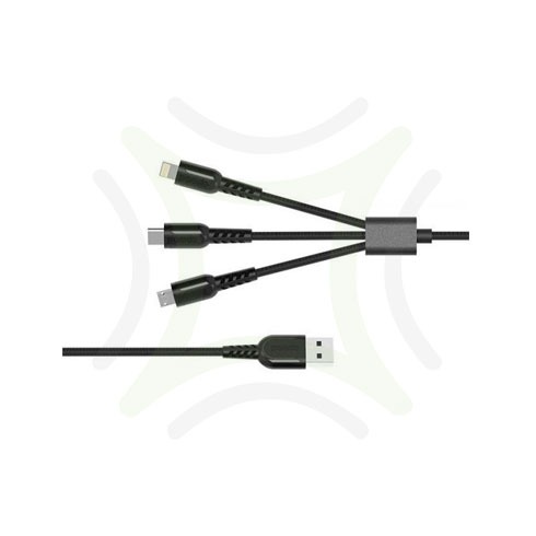 Porodo PVC 3in1 Charge Cable