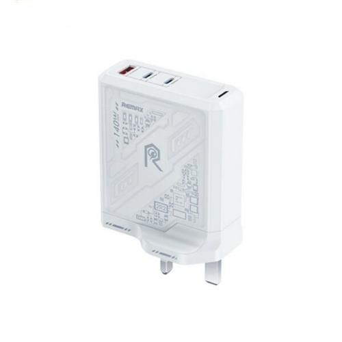 Remax RP-U106 Mecha Warrior Series 140W 2C+1A GaN Foldable Charger UK