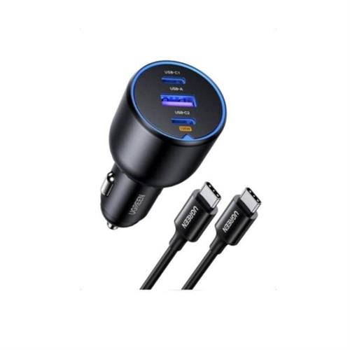 UGREEN 55511 130W 3-Port Fast Car Charger with 100W Cable