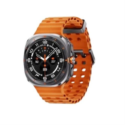 Samsung Galaxy Watch Ultra 47MM Titanium Gray Orange Marine Band