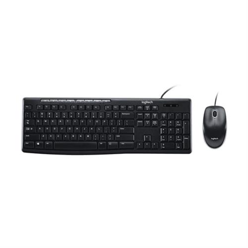 Logitech MK200 Media Corded Keyboard And Mouse Combo