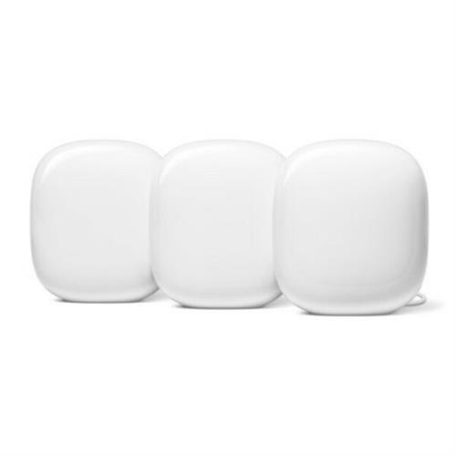 Google Nest Wifi Pro AXE5400 Wireless Tri-Band Gigabit Mesh System (3-Pack)