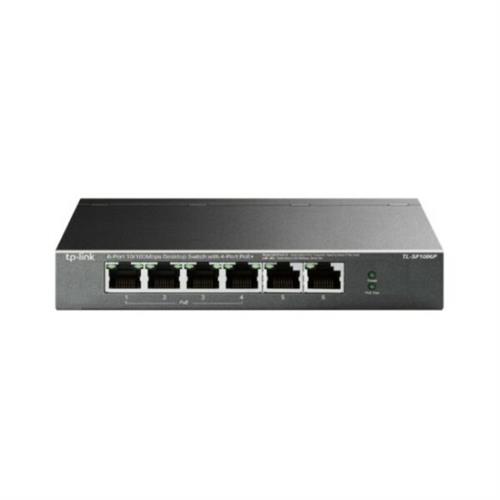 Tp-Link TL-SF1006P   6-Port 10/100Mbps Desktop PoE Switch with 4-Port PoE+