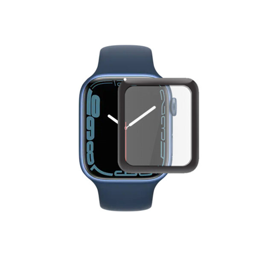 COTEetCI 4D Tempered Glass for Apple Watch Series 7 45mm