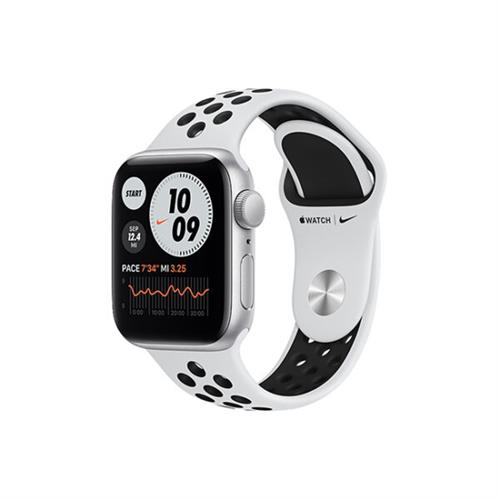 Apple Watch SE Nike 40MM Silver Aluminum GPS Pure Platinum/Black Nike Sport Band