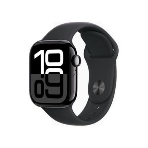 Apple Watch Series 10 42MM Jet Black Aluminum GPS Black Sport Band