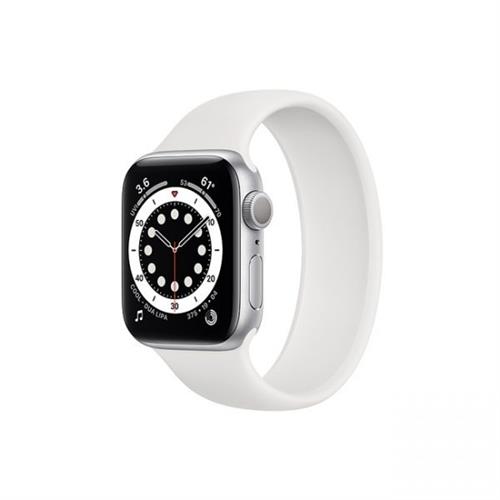Apple Watch Series 6 42MM Silver Aluminum GPS White Solo Loop