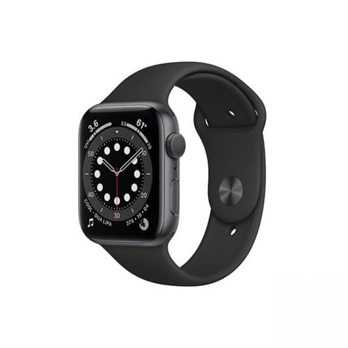 Apple Watch Series 6 42MM Space Gray Aluminum GPS Black Sport Band