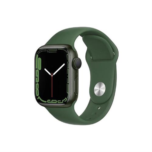 Apple Watch Series 7 41MM Green Aluminum GPS Clover Sport Band