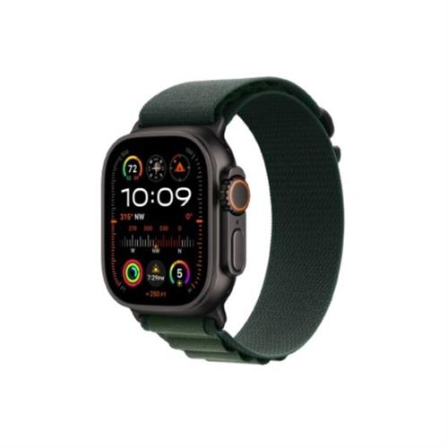 Apple Watch Ultra 2 49MM Black GPS + Cellular Dark Green Alpine Loop Band