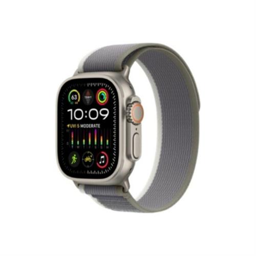 Apple Watch Ultra 2 49MM Titanium GPS + Cellular Green/Gray Trail Loop Band