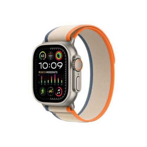 Apple Watch Ultra 2 49MM Titanium GPS + Cellular Orange/Beige Trail Loop Band