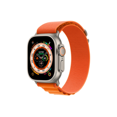 Apple Watch Ultra 49MM Titanium GPS + Cellular Orange Alpine Loop Band