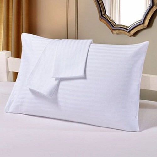 White Micro Fabric Pillow Case