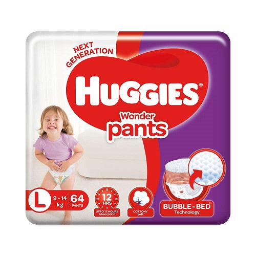 Huggies Wonder Pants Size L 64 Pcs Pack