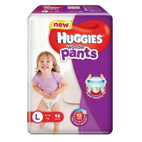 Huggies Wonder Pants Size L 46 Pcs Pack