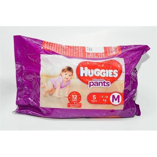 Huggies Wonder Pants Size M 5 Pc Pack