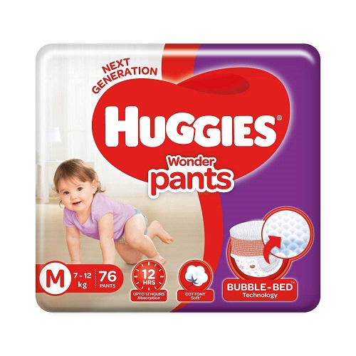 Huggies Wonder Pants Size M 76 Pcs Pack