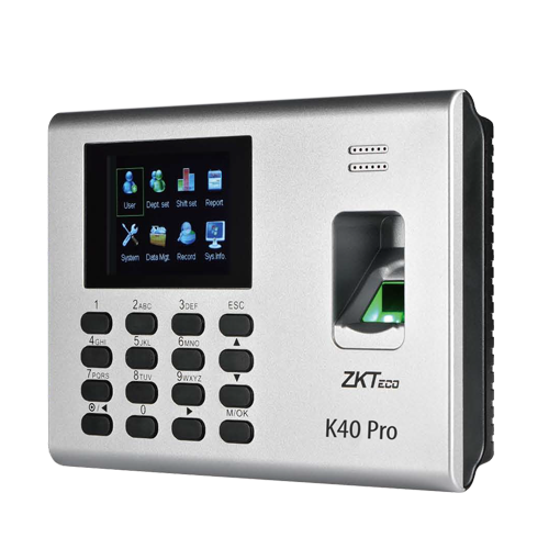 ZKTECO K40 Pro Fingerprint Time Attendance Device