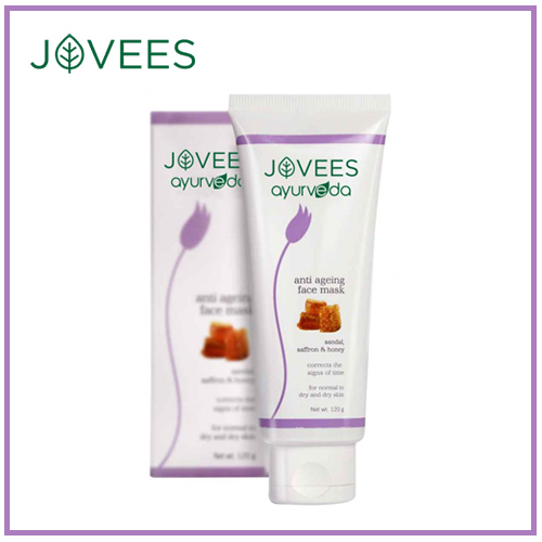 Jovees Sandal Saffron and Honey Anti-Ageing Face Mask 120g
