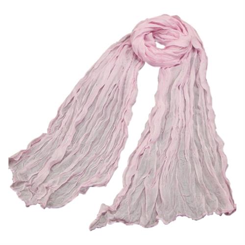 Pink Solid Color Shawl