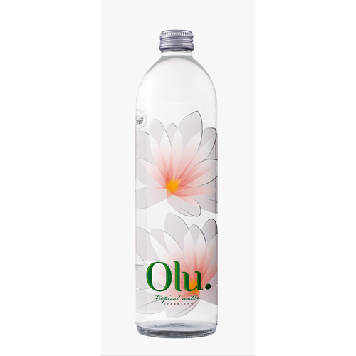 OLU Tropical Sparkling Water 625ml (12 Pack)